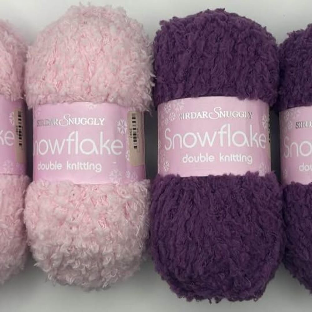 Sirdar Snuggly Snowflake DK 100% Polyester Yarn - 4 Skeins